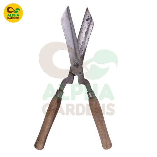 gardening-shears-with-wooden-handles