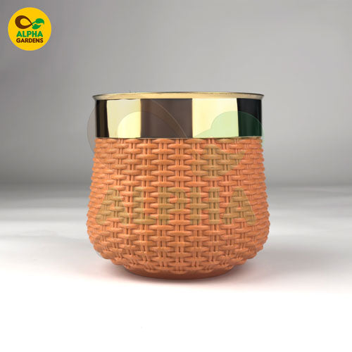 china-plastic-planter-pot-brown