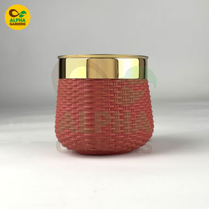 China Plastic Planter Pot brown