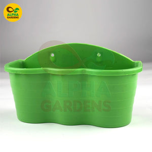 Dewari DW4 wall pot planter green