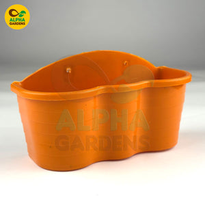 Dewari DW4 wall pot planter orange 