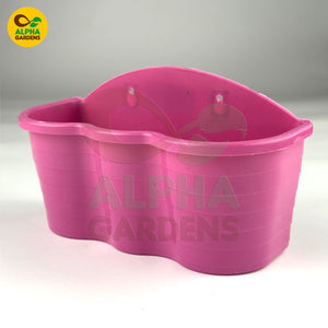 Dewari DW4 wall pot planter pink