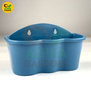 Dewari DW4 wall pot planter sky blue