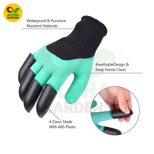 gardening-glove-with-black-claws-and-green-palm