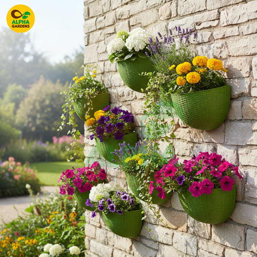 green-wall-mounted-planters