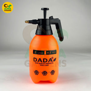 Orange DADA spray bottle 