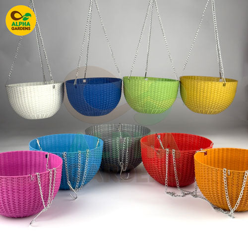 colorful-hanging-planters