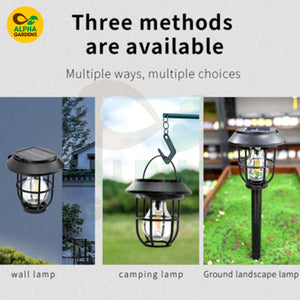 Three types of solar-powered lamps 'Three methods are available'.