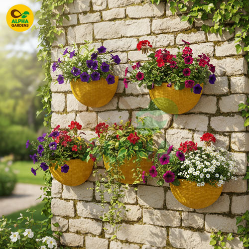 yellow-woven-planters