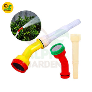 Set of colorful garden nozzles