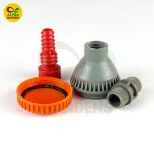 Set of four garden irrigation nozzles 